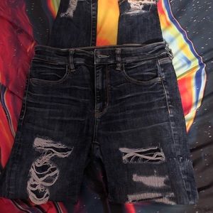 American Eagle Ripped Skinny Jeans